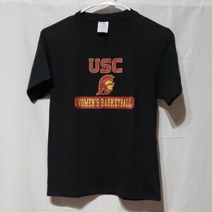 Black USC Trojans Women's Basketball T-Shirt.  Size: Medium